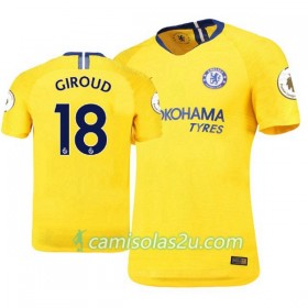 Camisolas de Futebol Chelsea Olivier Giroud 18 Equipamento Alternativa 2018/19 Manga Curta
